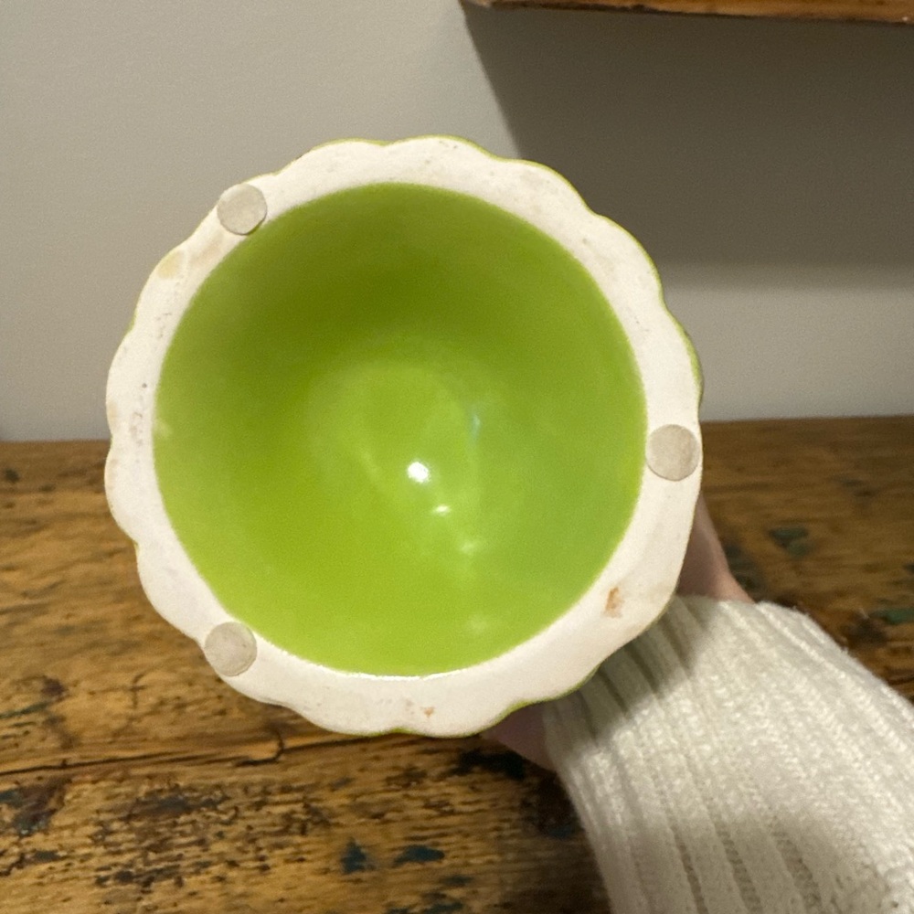 Green Ceramic Pitcher - Picture 5 of 6